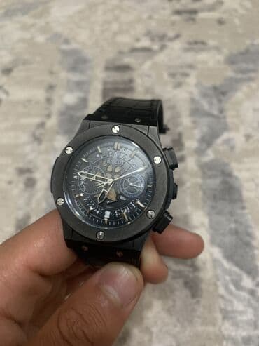 шопперы бишкек: Классикалык сааттар саат, Hublot, Эркектердики, Колдонулган — 2
