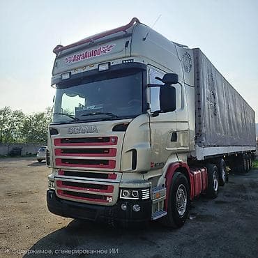 kia rio 2011: Тягач, Scania, 2008 г., Тентованный — 2