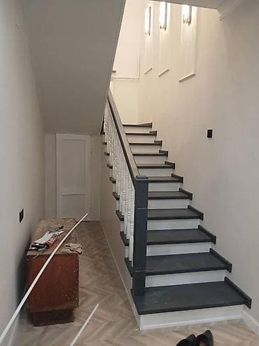 норд 2: Деревянная лестница Для дома, Вид дерева: Орех, Форма лестницы: Много-маршевая, Стиль: Классический — 9