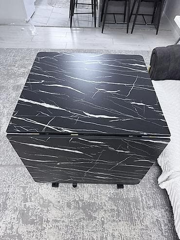 Бычуучу столдор: Трансформер үстөлү Ашкана үчүн, Стол китеби, түсү - Кара — 3