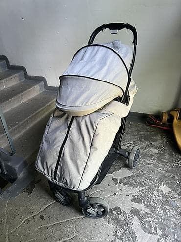 коляска бене беби: Коляска, Другой бренд, цвет - Серебристый, Б/у, Самовывоз, Платная доставка — 4