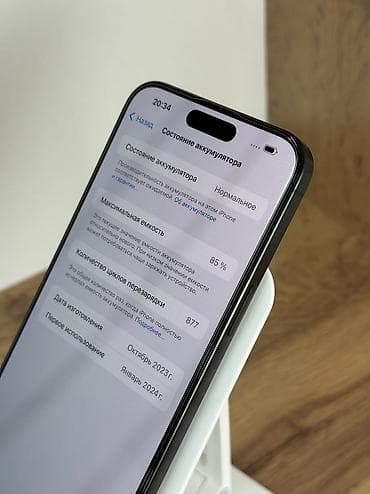 iphone 10plus: IPhone 15 Pro Max, Б/у, 256 ГБ, Black Titanium, Защитное стекло, Чехол, Кабель, 85 % — 7