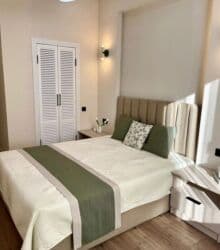 дом асанбай: 2 бөлмө, 51 кв. м, Элитка, 3 кабат, Дизайнердик ремонт — 17