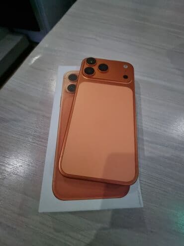 макбук в рассрочку: IPhone 17 Pro Max, Новый, 1 ТБ, Оранжевый, Коробка, 100 % — 1