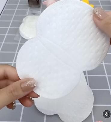 Вкладыши от пота для подмышек. 5пар- 150с, Нежно впитывают влагу