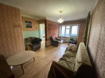 3 комнаты, 55 м², Хрущевка, 2 этаж, Старый ремонт