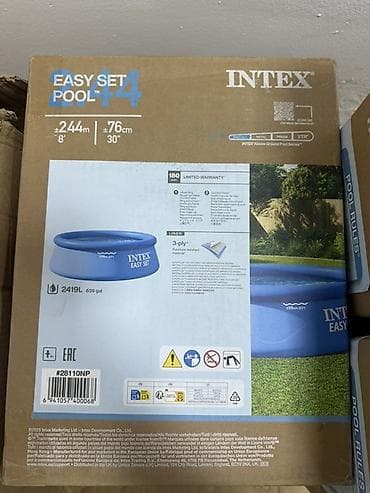 Надувной каркасный бассейн Intex Easy Set 244 × 76 см - Серия: Intex — 2