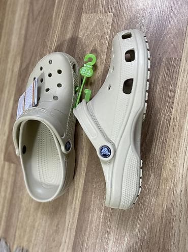 Женская обувь: Сабо, 40, Crocs, Новый, цвет - Бежевый, Самовывоз, Платная доставка — 2