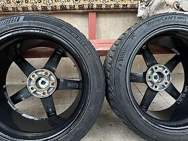 ади 80: Колеса в сборе 255 / 40 / R 18, Зима, Б/у, Комплект, Литые, отверстий - 5 — 5