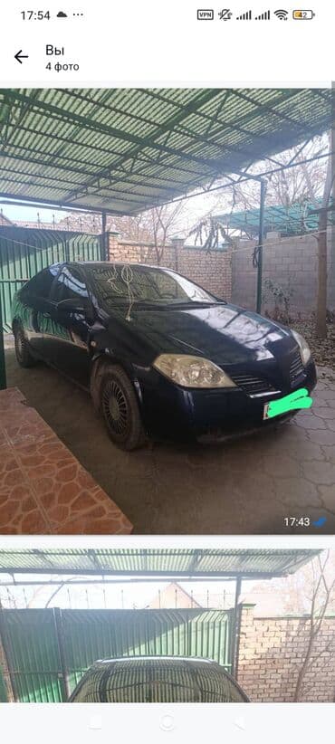 авто в рассрочку без банка рядом просп. жибек жолу, бишкек: Nissan Primera: 2002 г., 2 л, Автомат, Газ, Седан — 3