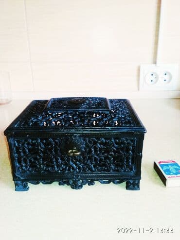 коллекционные монеты нбкр: Шкатулка Касли. Оригинал. 1955 год. Состояние отличное. Родной покрас — 5