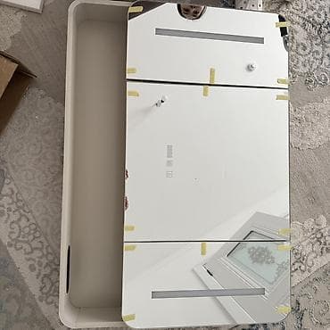 зеркало в ванную: Шкаф для ванной, С зеркалом — 2