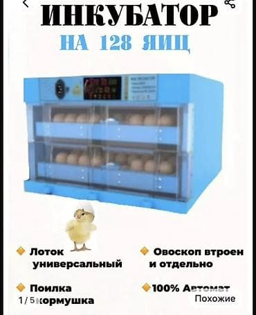 Инкубатор на 128 яиц. - Полностью автоматический режим управления. -