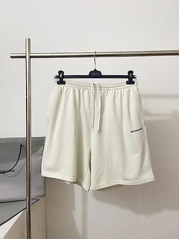 шор: Эркектердин шортасы, L, Balenciaga, Жаңы, түсү - Ак, Өзү алып кетүү, Акылуу жеткирүү — 1