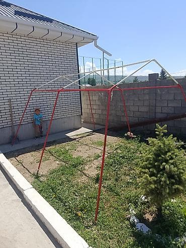 военный тент: Палатка каркасная усиленная (армейского/гуманитарного типа) - — 6