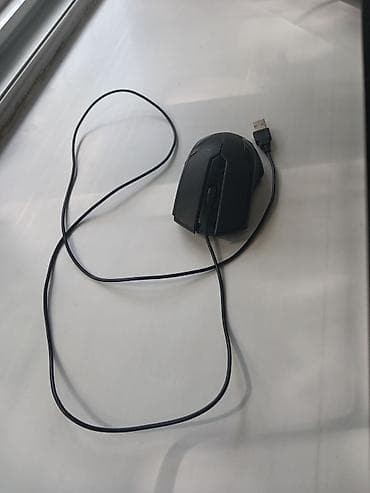 Проводная компьютерная мышь с USB-подключением. - Тип подключения — 1