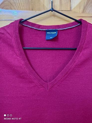 Плащи: Два мужских свитера. 1) OLYMP, размер XXL - Цвет: бордовый. - — 2