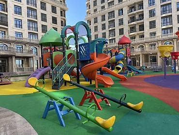 Игровые комплексы: Детские качели, Балансир Для улицы, Пластик, Новый — 1