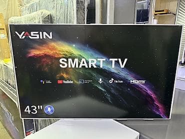 телевизор: Телевизоры YASIN 43E9000 дюймовый 110 см диагональ с интернетом!! — 1