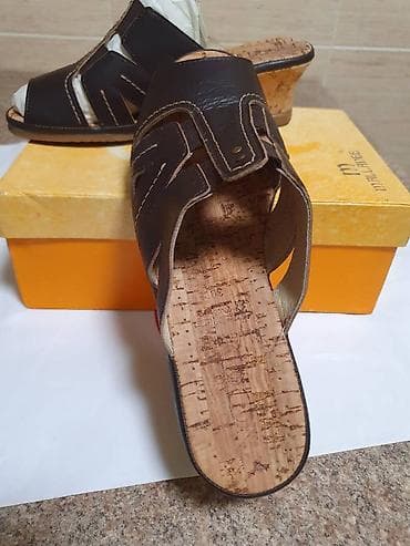 шлепки бу: Продам новые летние сабо шлепанцыподошва натуральная пробка — 2