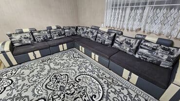 Шкафы: Угловой диван, C подушками — 5