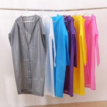 Дождевик из прочного материала

жёлтый, синий, фиолетовый