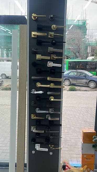 Дверная ручка, Для межкомнатных дверей, Металлические, Без установки