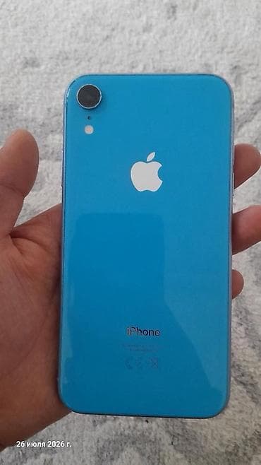 IPhone Xr, Колдонулган, 128 ГБ, Көгүлтүр, 91 %
