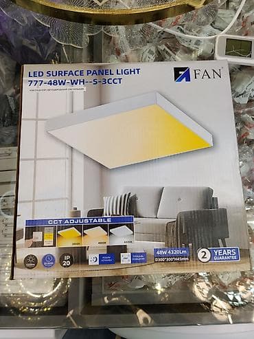 study lamp: Накладной светодиодный светильник FAN LED Surface Panel Light — 1