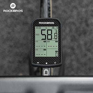 Велосипед аксессуарлары: Велокомпьютер Беспроводной ROCKBROS Велокомпьютер ROCKBROS — это — 6