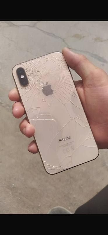 бу ps5: IPhone Xs, Колдонулган, 64 ГБ, Алтын, Заряддоочу түзүлүш, Каптама, Коргоочу айнек, 94 % — 1