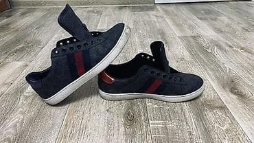 Мужские кроссовки, 42, Gucci, Б/у, цвет - Черный, Самовывоз at lalafo.kg Мужские кроссовки, 42, Gucci, Б/у, цвет - Черный, Самовывоз