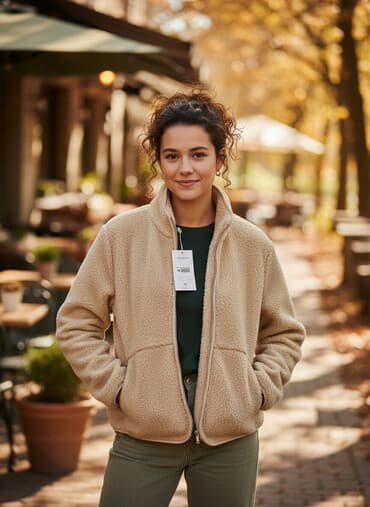 Новая с этикеткой тедди-куртка PepperMint Турция 🇹🇷 - Размер: M (EU — 1