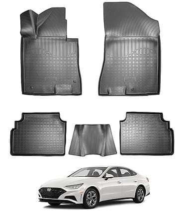 3D Полики Для салона Hyundai, цвет - Черный, Новый, Платная доставка, Самовывоз