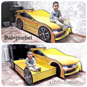 кроват машина: Детская односпальная кровать, Новый, Для девочки, Для мальчика, С матрасом, ДСП, Бесплатная доставка — 4