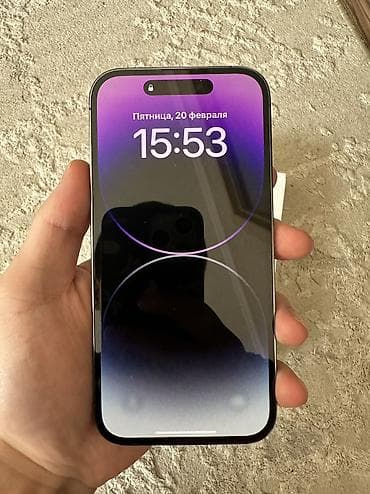 oppo a55: IPhone 14 Pro, Б/у, 256 ГБ, Deep Purple, 80 % — 2