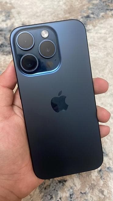 компь: IPhone 15 Pro Max, Колдонулган, 256 ГБ, Blue Titanium — 1