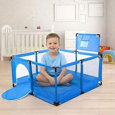 🔥 Ребёнок внутри — тишина дома Детский манеж с шариками и кольцом 🏀🎉 — 2