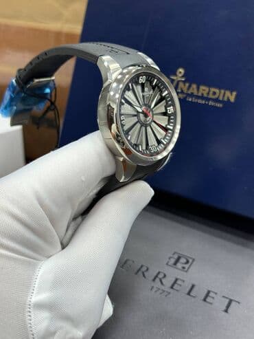 часы с альтиметром и барометром: Классические часы часы, Perrelet, Титан, Швейцария, Мужские — 7