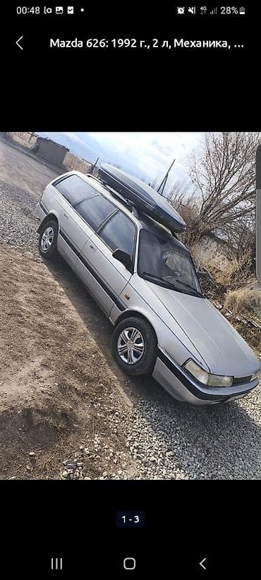 toyota bz4: Mazda 626: 1992 г., 2 л, Механика, Универсал — 3