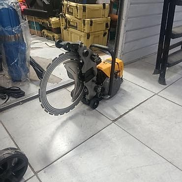 лебедь: Кольцевая бензорезная пила (ring saw) для резки бетона, железобетона — 4