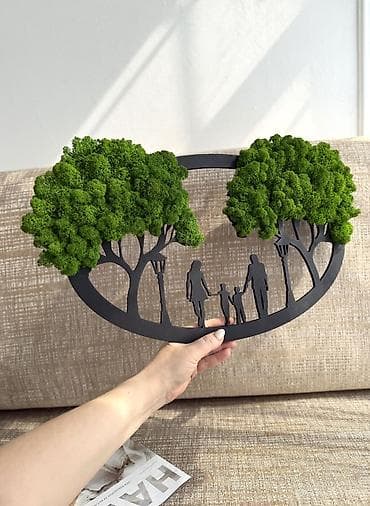 Панно из стабилизированного мха Превратите ваш интерьер в