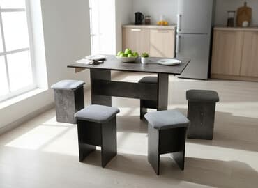 мебель ош таатан: Кухонный стол, Новый, Прямоугольный, Нераскладной — 1