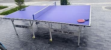 шашки игра: Новый. Настольные теннисный стол MEGA SPORT - Полноразмерный игровой — 4