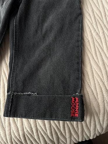 Коляски: Детские джинсы ZARA x Disney, серо-черные - Коллекция Disney: вышитый — 7