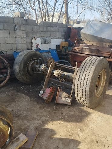 тонар притсеп: Оси на прицеп и на ленивец SAF 19.5 полный комплект с колесами . BP — 10