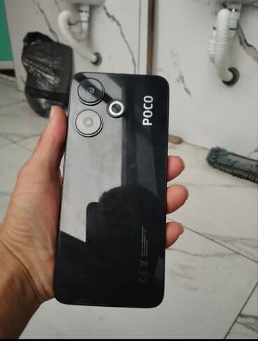 фоны для фото: Poco M6, 256 ГБ, түсү - Кара, 2 SIM — 1