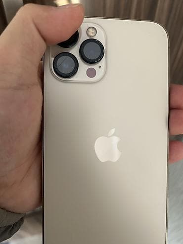 Смарт-часы: IPhone 12 Pro Max, Б/у, 128 ГБ, Золотой, Защитное стекло, Чехол, Кабель, 84 % — 7