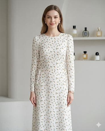 Повседневное платье, Длинная модель, Платье-рубашка, Все размеры