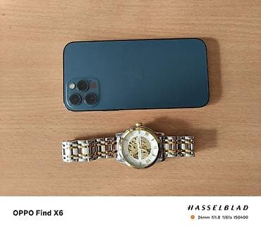 IPhone 12 Pro, Б/у, 256 ГБ, Pacific Blue, Чехол, 77 %